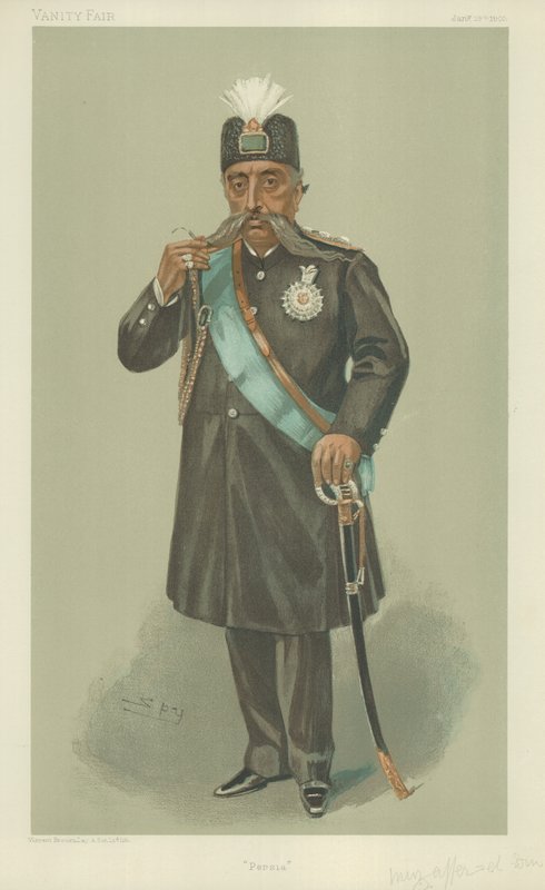 Muzaffer-Ed-Din, o Xá da Pérsia de Leslie Matthew Ward