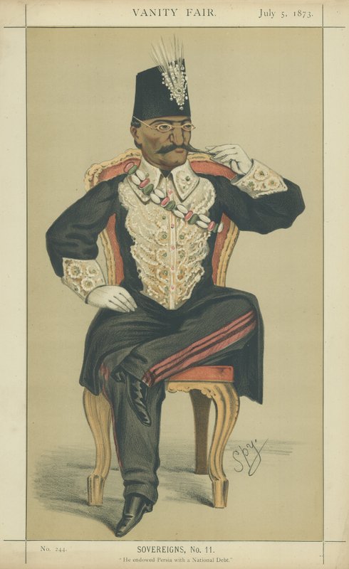 Nasser-Ed-Din-Shah, O Xá da Pérsia de Leslie Matthew Ward