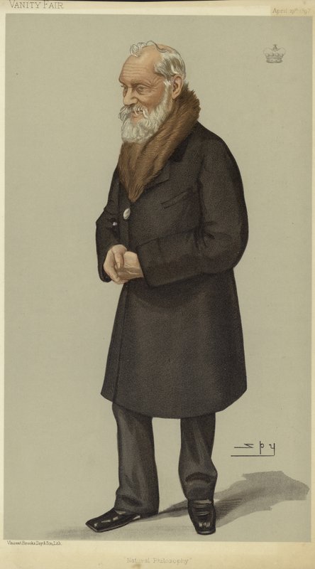 Retrato de William Thomson, Barão Kelvin de Leslie Matthew Ward