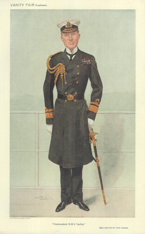 Contra-almirante Sir Colin Keppel de Leslie Matthew Ward