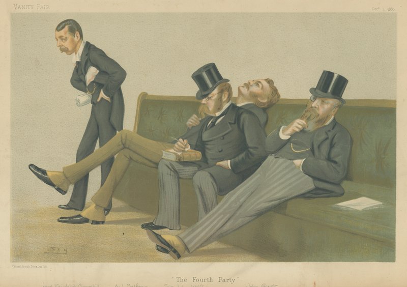 Spencer-Churchill, Balfour, Drummond-Wolff e Gorst de Leslie Matthew Ward