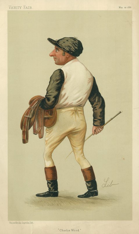 Charles Wood, Charlie Wood, 22 de maio de 1886, desenho animado da Vanity Fair de Liborio Prosperi