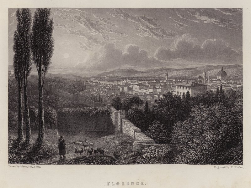 Florença (cor litho) de Lieutenant Colonel (after) Batty