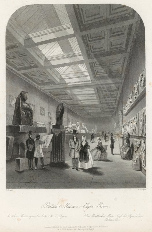 Sala de Elgin no Museu Britânico de Llewellyn Jewitt