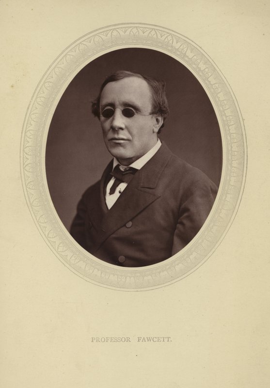 Retrato do professor Henry Fawcett de Lock and Whitfield