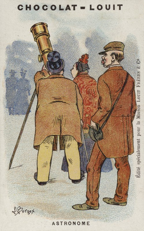 Astrônomo (cromolito) de Louis Borgex