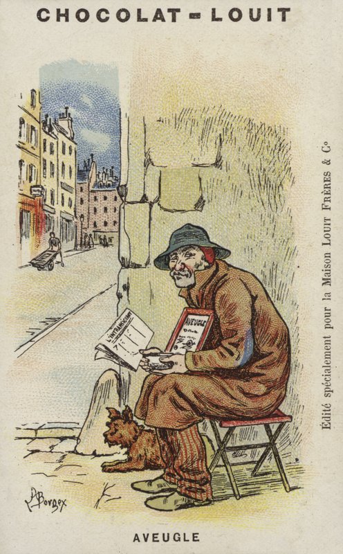 Cego (cromolitho) de Louis Borgex