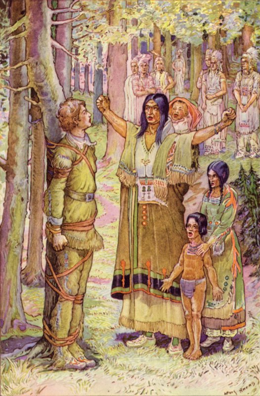 Ela fez os arcos da floresta tocarem com seus gritos de Louis John Rhead