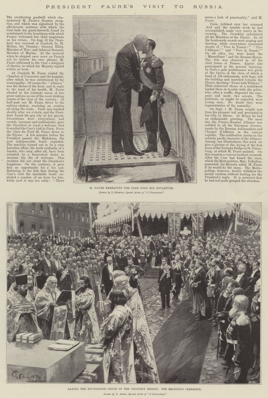 Visita do Presidente Faure à Rússia de Louis Remy Sabattier