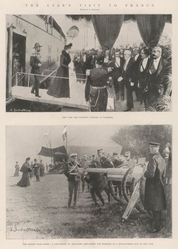 A visita do czar à França de Louis Remy Sabattier