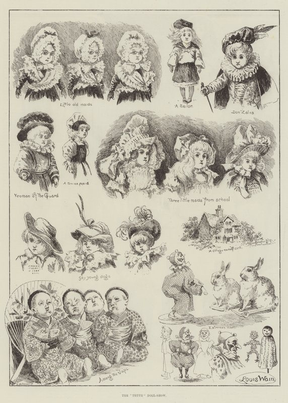 A verdade boneca show de Louis Wain