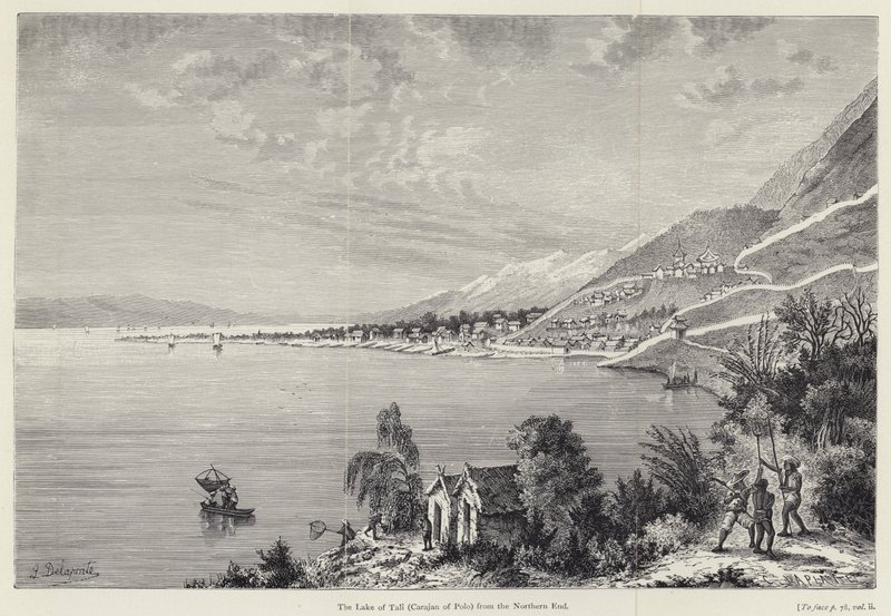 O Lago de Tali (Carajan de Polo) do Northern End de Louis after Delaporte