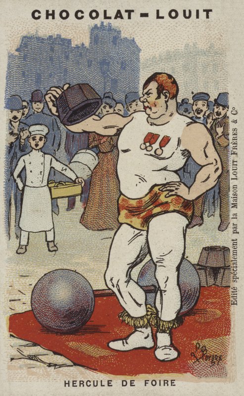 Feira de Hércules (cromolito) de Louis Borgex