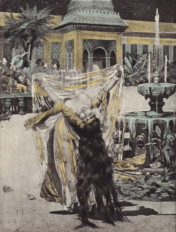 O Soldan de Babylons Filha dançando, segundo dia, sétima história de Louis Chalon