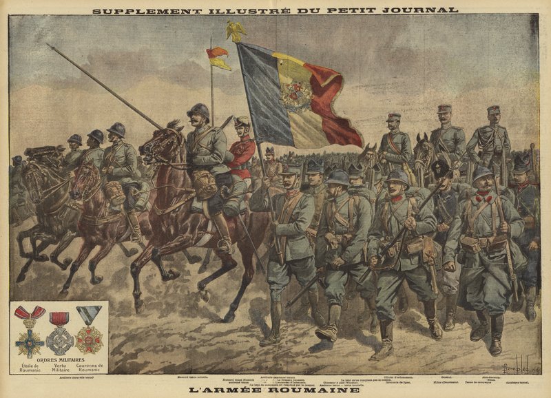 O exército romeno, Primeira Guerra Mundial de Louis Charles (after) Bombled
