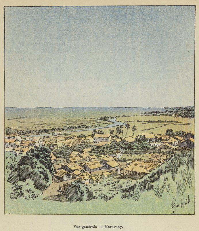 Vue generale de Marovoay de Louis Charles Bombled