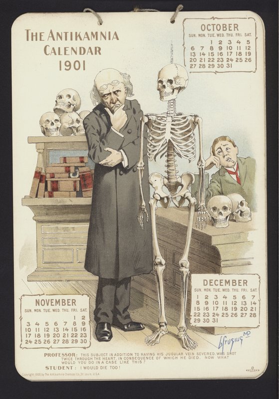Ilustração para o Calendário de Antikamnia de Louis Crucius or Crusuius