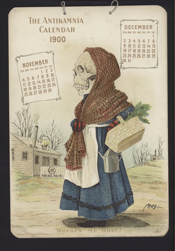 Ilustração para o Calendário de Antikamnia de Louis Crucius or Crusuius