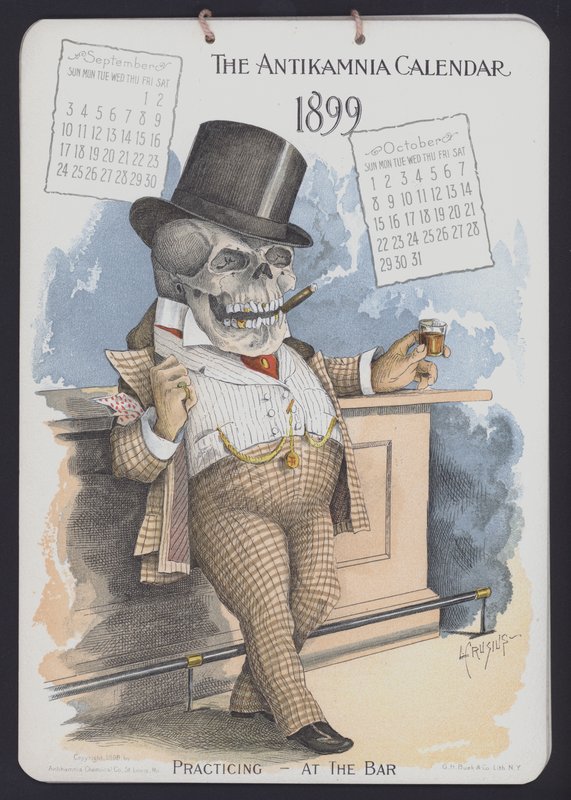 Ilustração para o Calendário de Antikamnia de Louis Crucius or Crusuius
