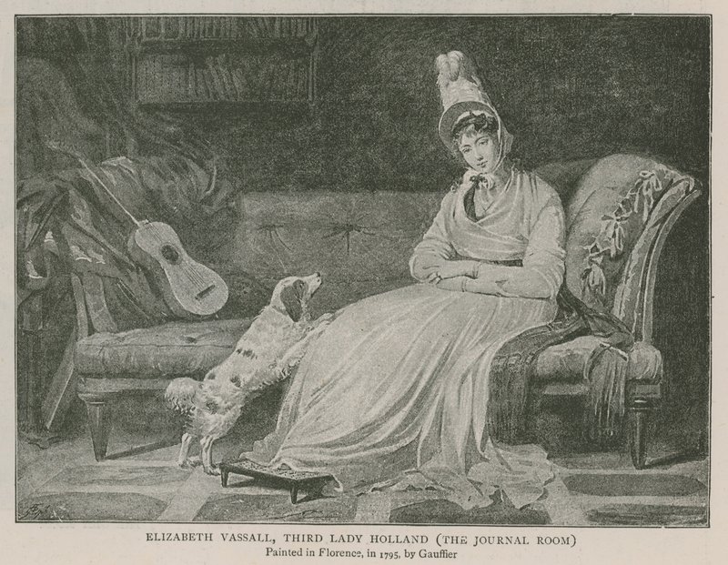 Elizabeth Vassall, terceira Lady Holland de Louis Gauffier