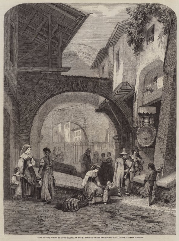O gueto, Roma de Louis Haghe