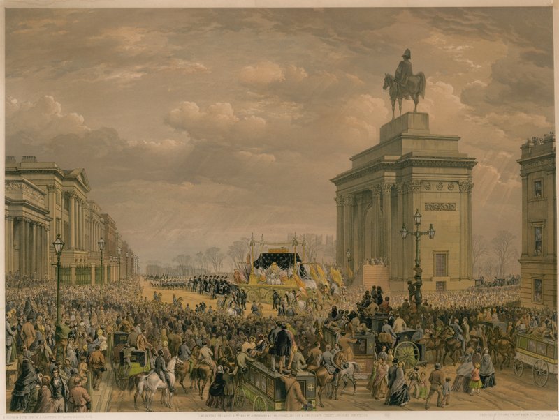 O funeral do duque de Wellington de Louis Haghe