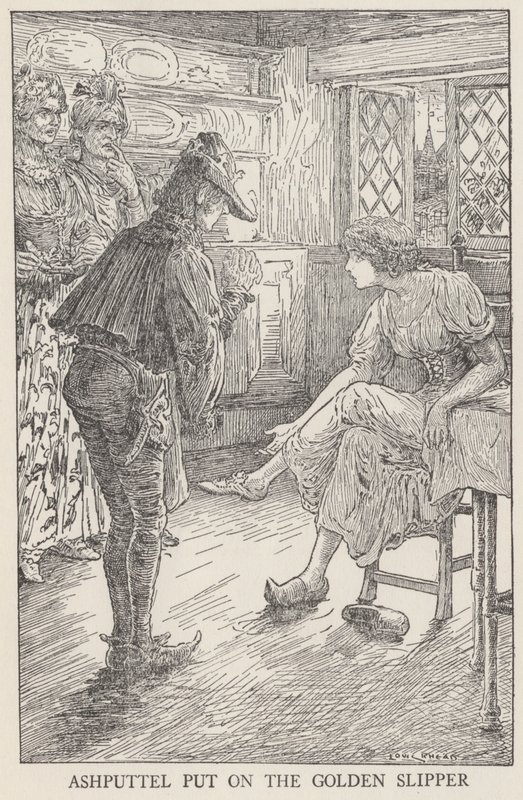 Cinderela (litho) de Louis John Rhead