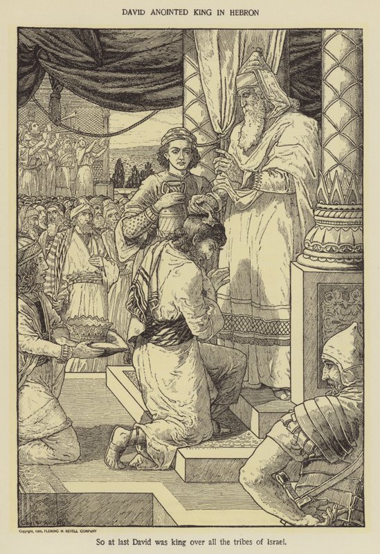David ungiu rei em Hebron de Louis John Rhead