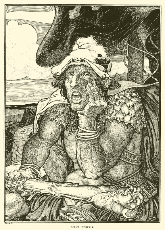 Desespero Gigante (gravura) de Louis John Rhead