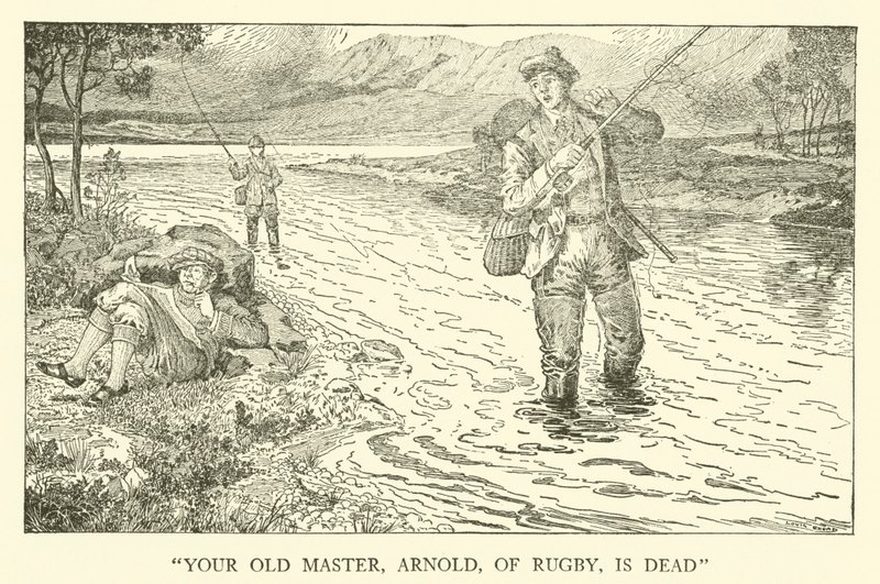 Ilustração para Tom Browns School-Days (gravura) de Louis John Rhead