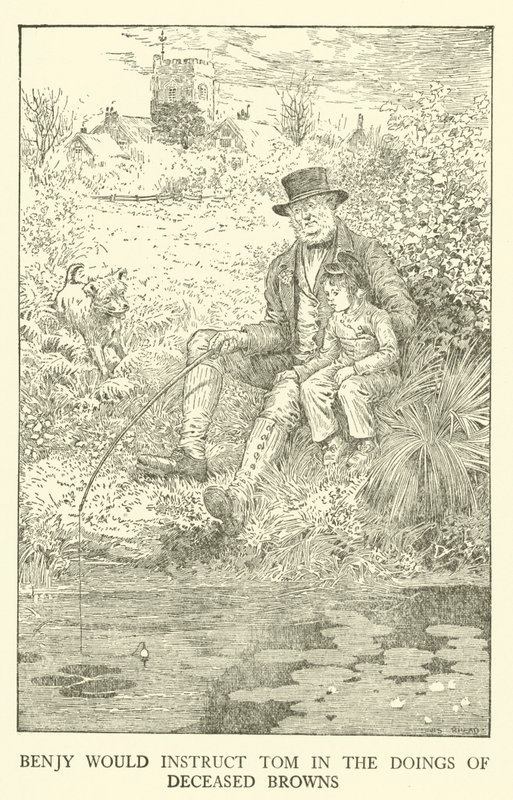 Ilustração para Tom Browns School-Days (gravura) de Louis John Rhead