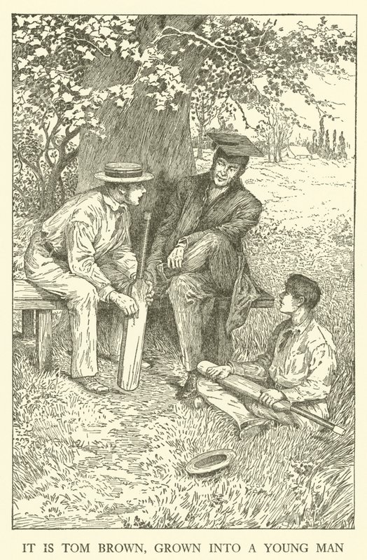Ilustração para Tom Browns School-Days (gravura) de Louis John Rhead
