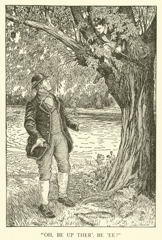 Ilustração para Tom Browns School-Days (gravura) de Louis John Rhead