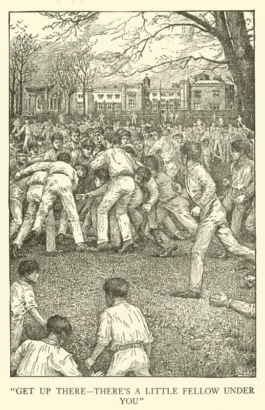 Ilustração para Tom Browns School-Days (gravura) de Louis John Rhead