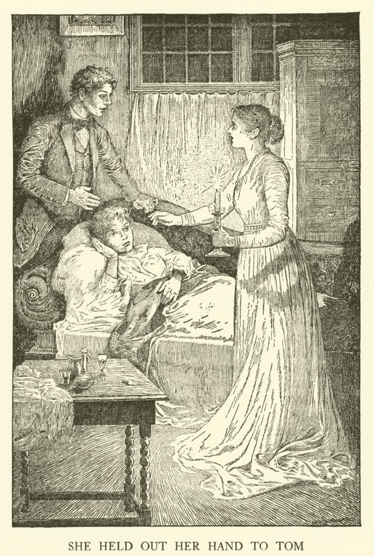Ilustração para Tom Browns School-Days (gravura) de Louis John Rhead