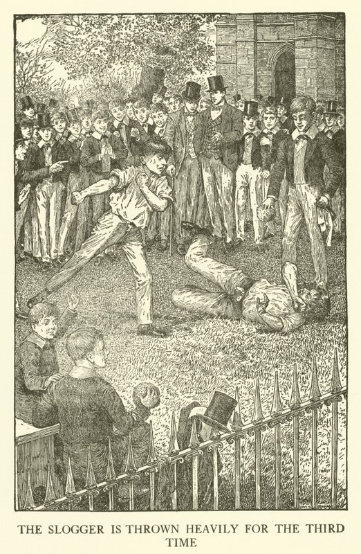 Ilustração para Tom Browns School-Days (gravura) de Louis John Rhead