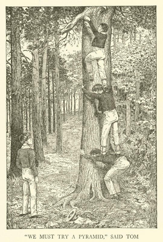 Ilustração para Tom Browns School-Days (gravura) de Louis John Rhead