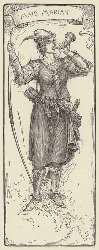 Marian empregada doméstica de Louis John Rhead