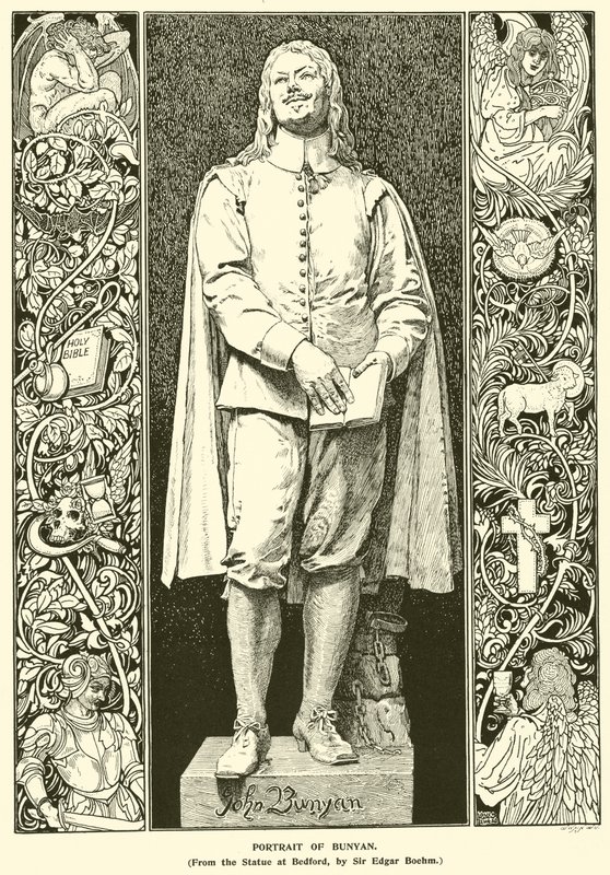 Retrato de Bunyan (gravura) de Louis John Rhead