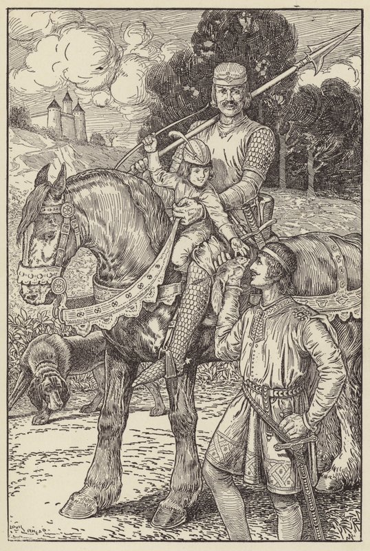 Robert iria atirar com seu próprio arco nos esquilos de Louis John Rhead