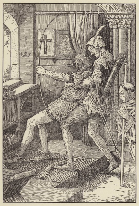 Robin atira seu último poço de Louis John Rhead