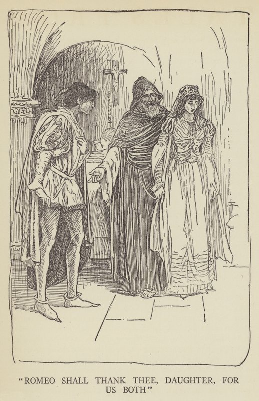 Romeu deve agradecer-te, filha, por nós dois de Louis John Rhead