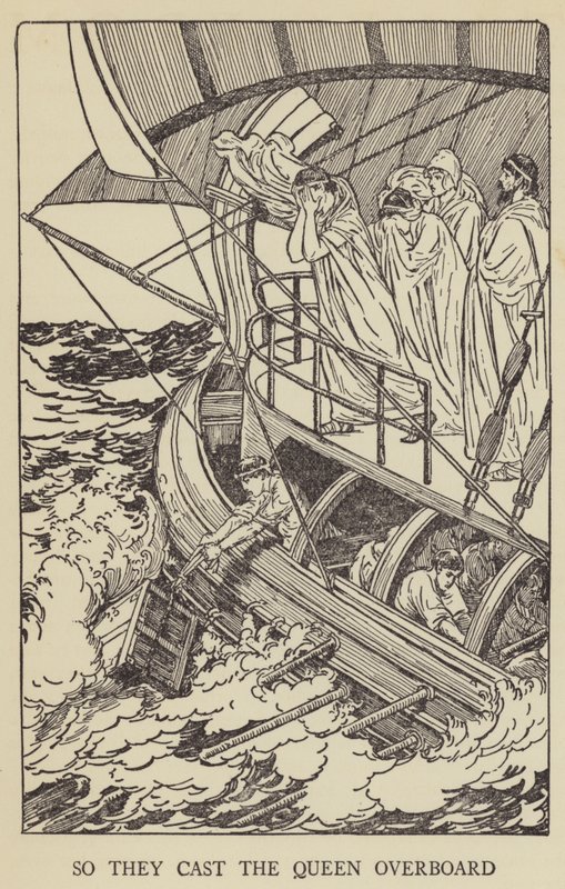 Então eles lançaram a rainha ao mar de Louis John Rhead