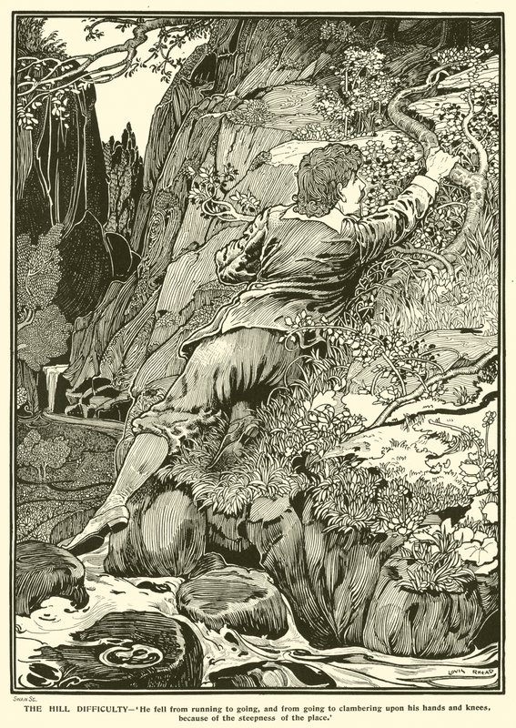 A Dificuldade da Colina (gravura) de Louis John Rhead