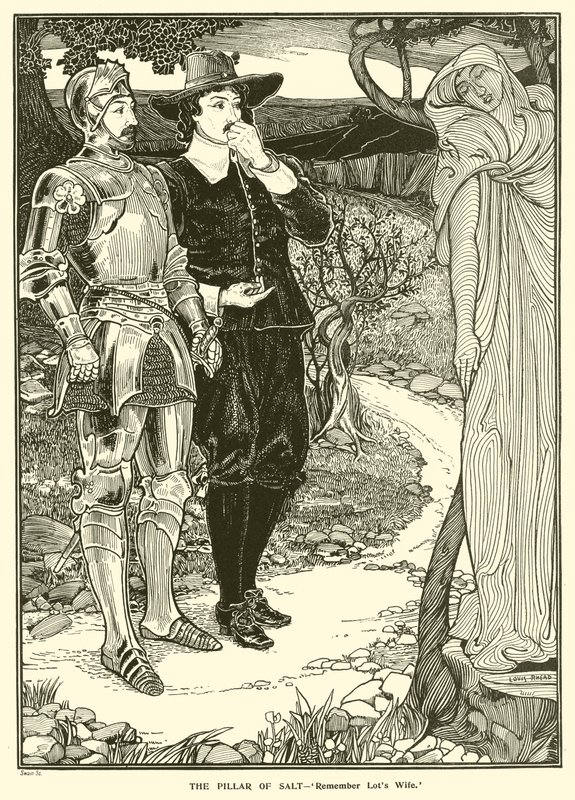 O Pilar do Sal (gravura) de Louis John Rhead