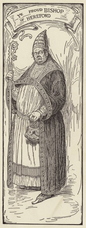 O bispo orgulhoso de Hereford de Louis John Rhead