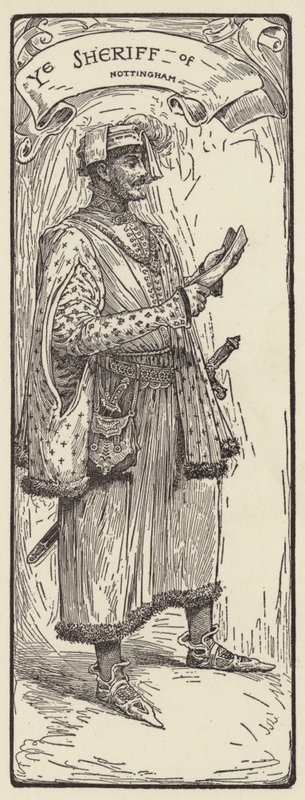 O xerife de nottingham de Louis John Rhead