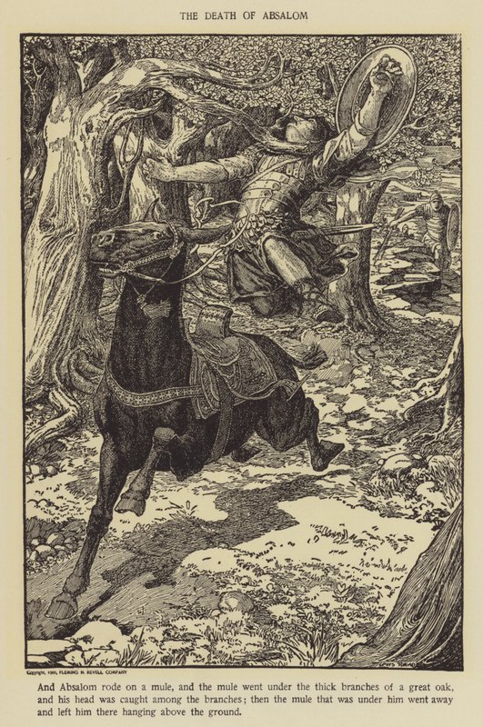 A morte de Absalão de Louis John Rhead