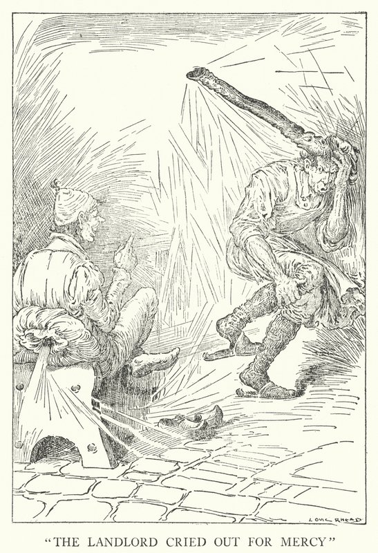 "O senhorio clamou por misericórdia" (litho) de Louis John Rhead