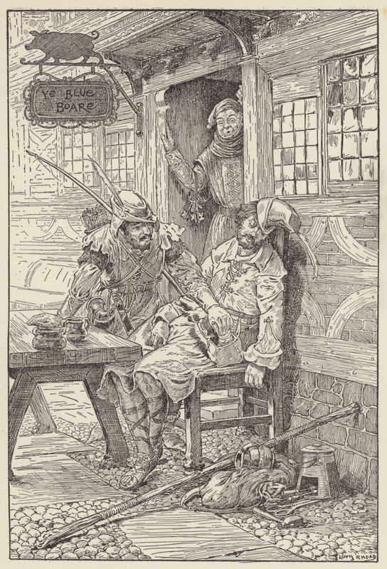 Com um sorriso no rosto, ele estendeu a mão e tirou o mandado de Louis John Rhead